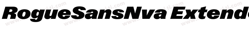 RogueSansNva Extende字体转换